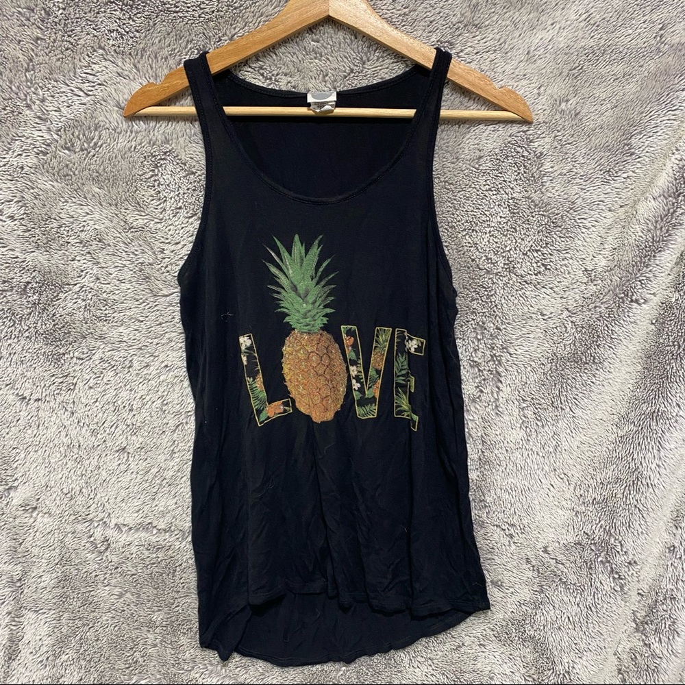 Graphic Pineapple Tank Top